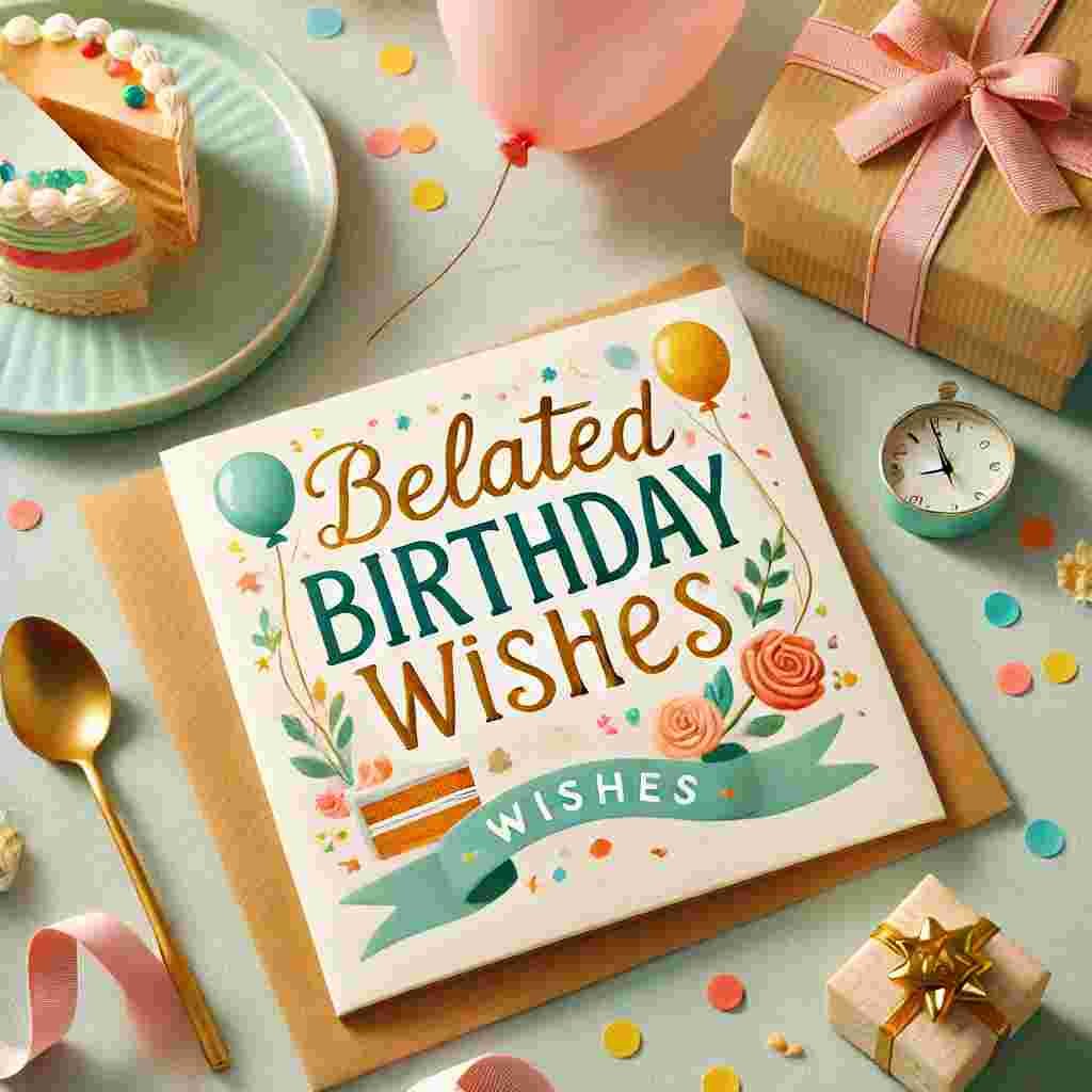 Belated Birthday Wishes