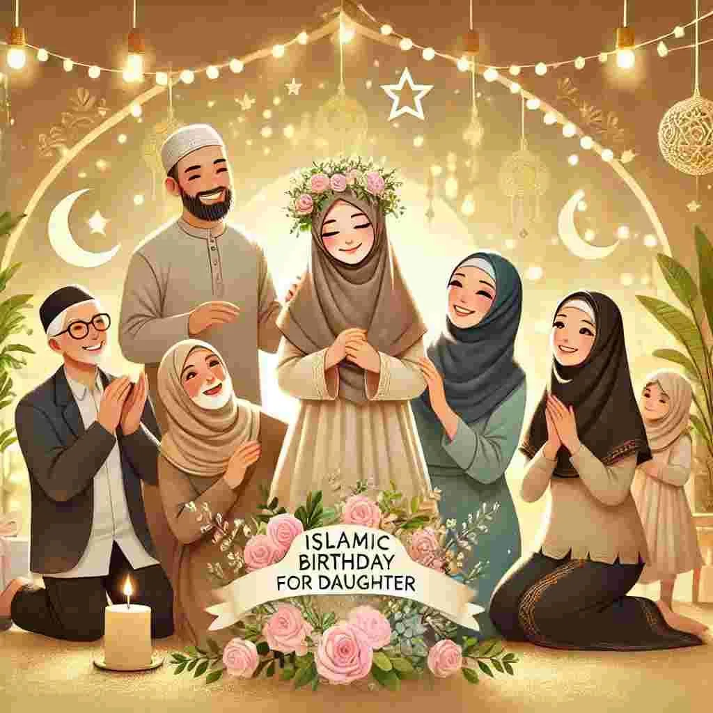 Islamic Birthday Wishes for Daughter