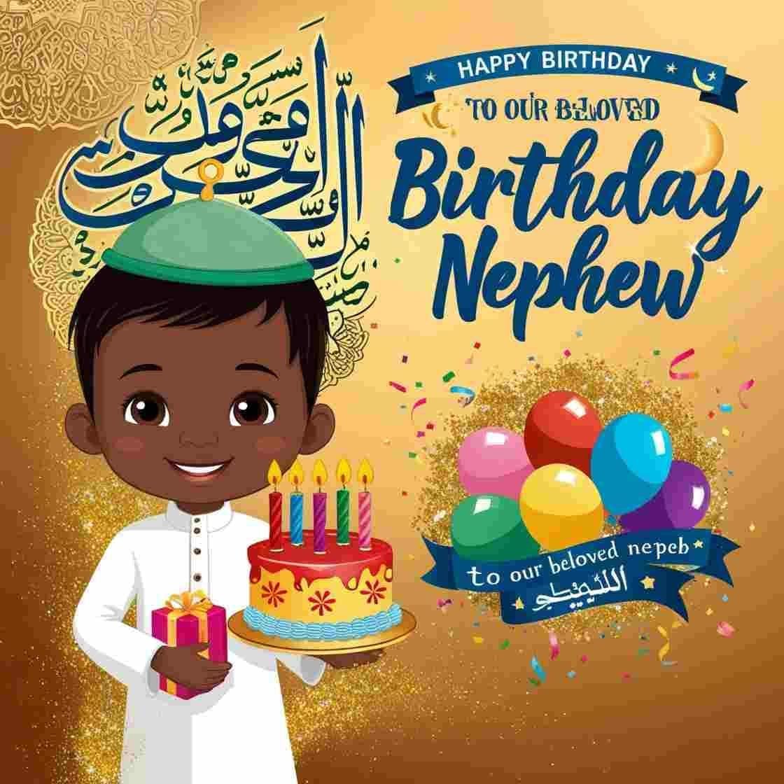 Islamic Birthday Wishes for Nephew