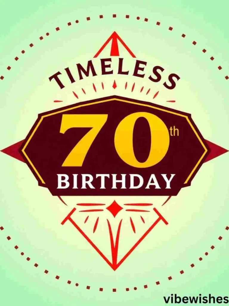 70th Birthday Wishes