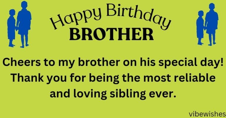 Birthday Captions for Your Brother