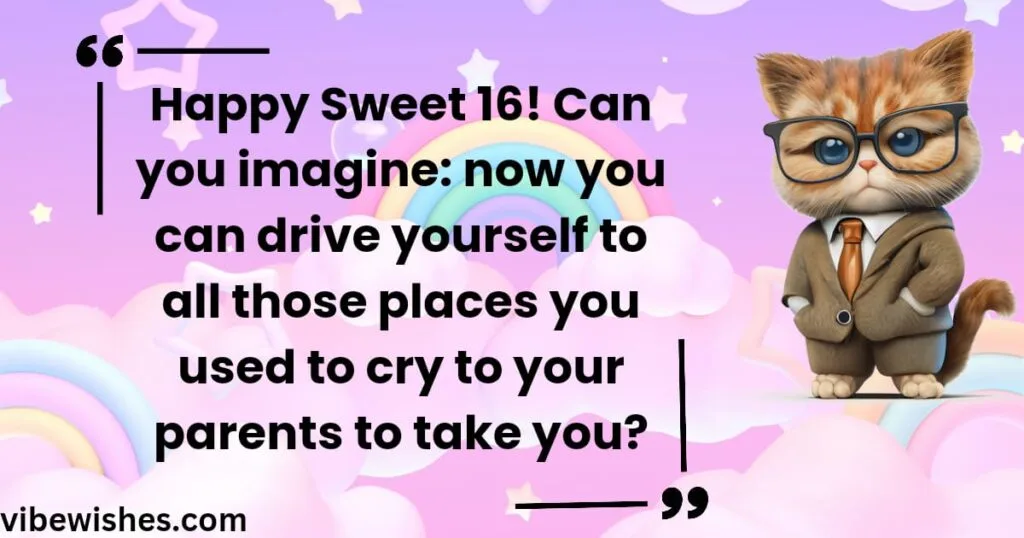 Funny Sixteenth Birthday