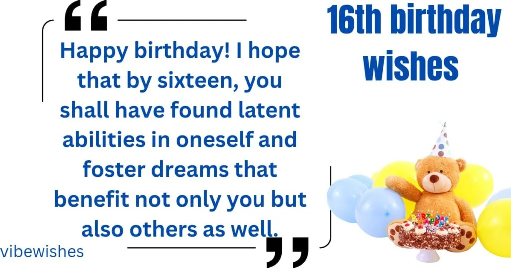 Sixteenth Birthday