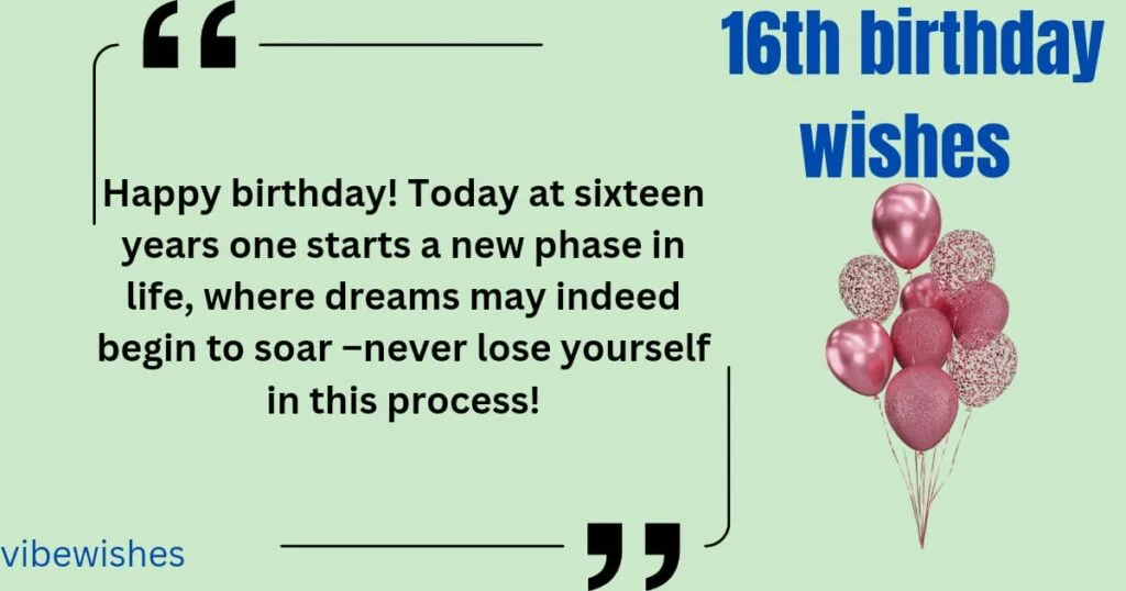 Sixteenth Birthday