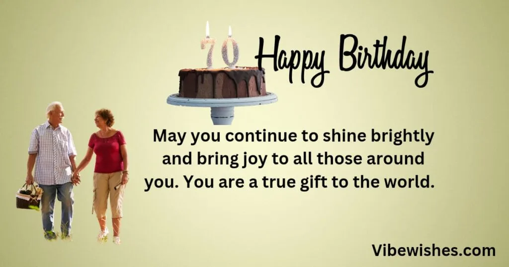 70th birthday messages