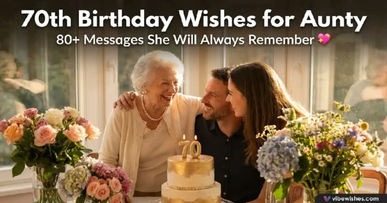 A beautiful older woman smiling warmly outdoors during a golden sunset, perfect as a main header image for 70th birthday wishes for aunty.