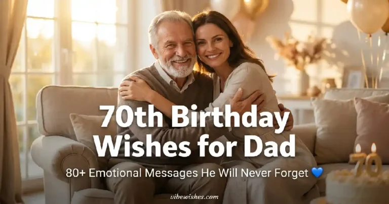 A happy senior man smiling warmly outdoors during a golden sunset, perfect as a main header graphic for 70th birthday wishes for dad.