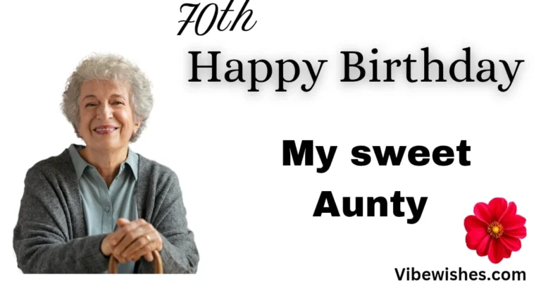 Wishes for Aunty