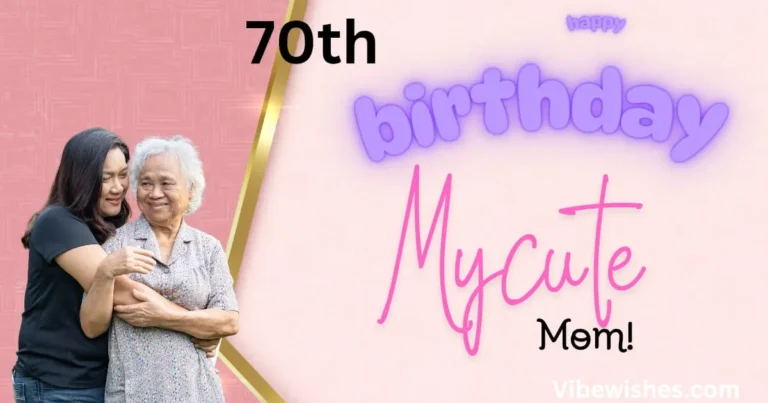 heartfelt 70th birthday wishes for Mom