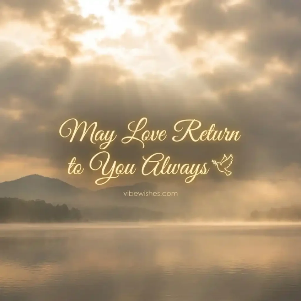 A peaceful misty lake at sunrise with golden sunbeams, matching peaceful 70th birthday wishes for wife.