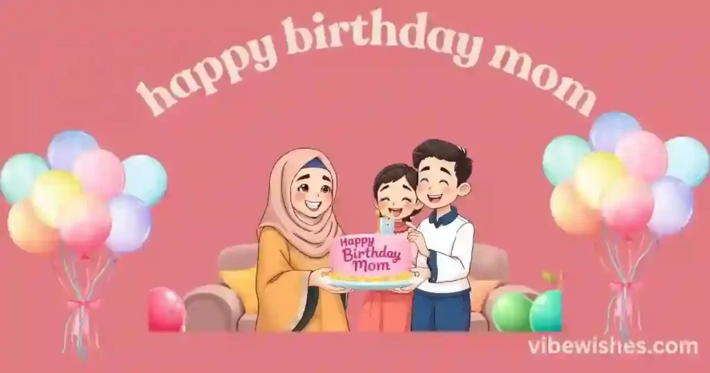 Simple Islamic birthday wishes for mother