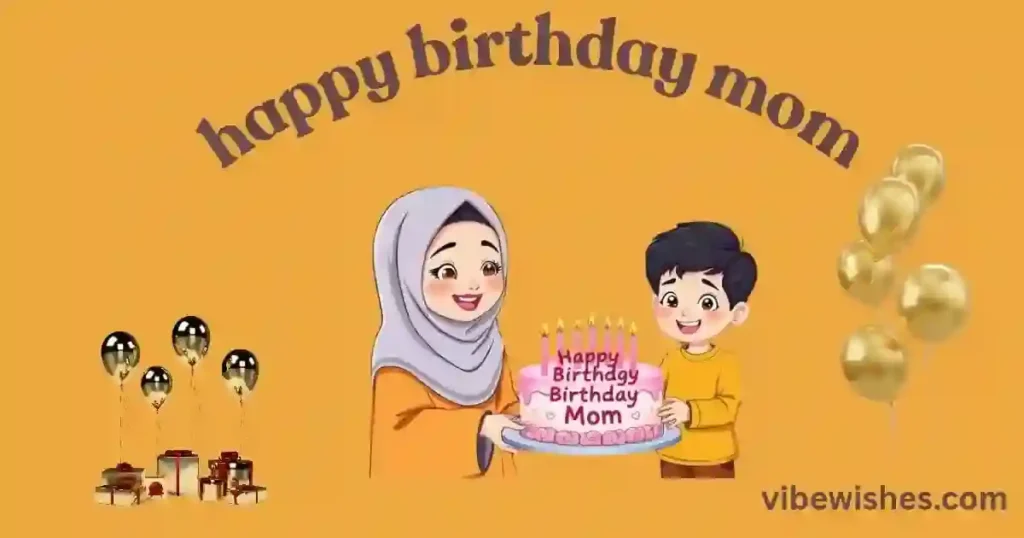 Simple Islamic birthday wishes for mother