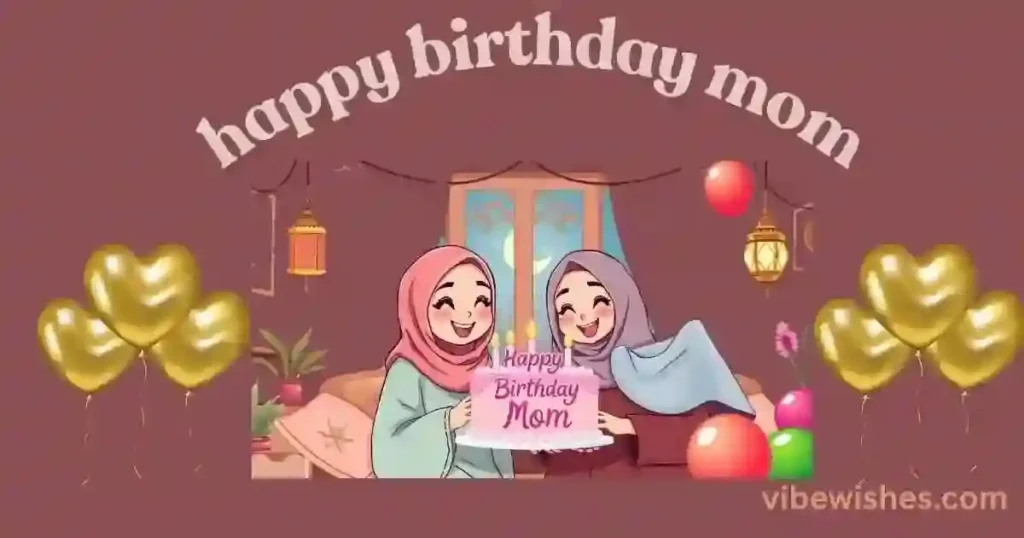 Simple Islamic birthday wishes for mother