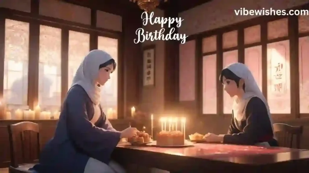 Modern Islamic birthday wishes for mom