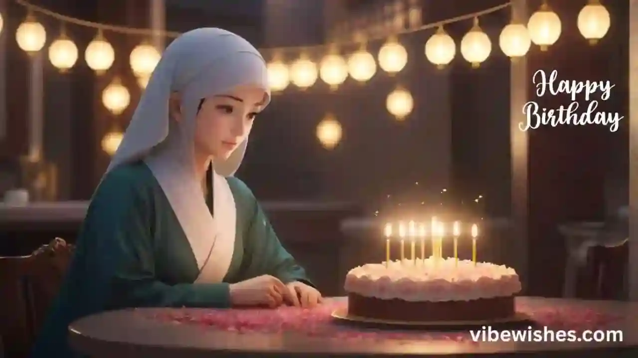 Modern Islamic birthday wishes for mom