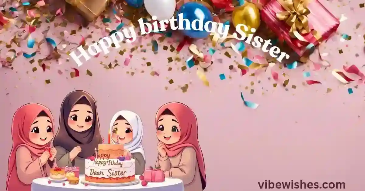 Short Islamic Birthday Wishes for Sister