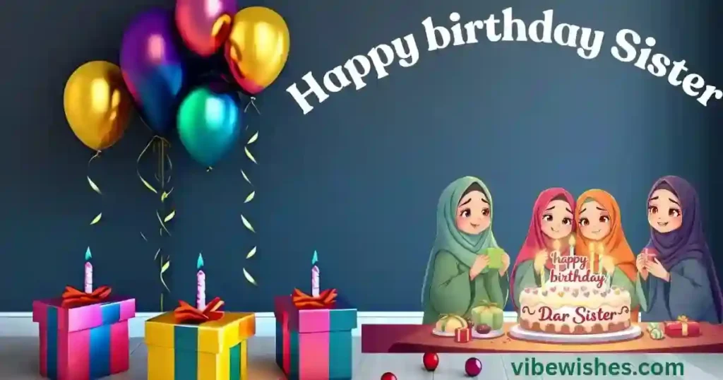 Islamic Birthday Wishes for Sister from Brother