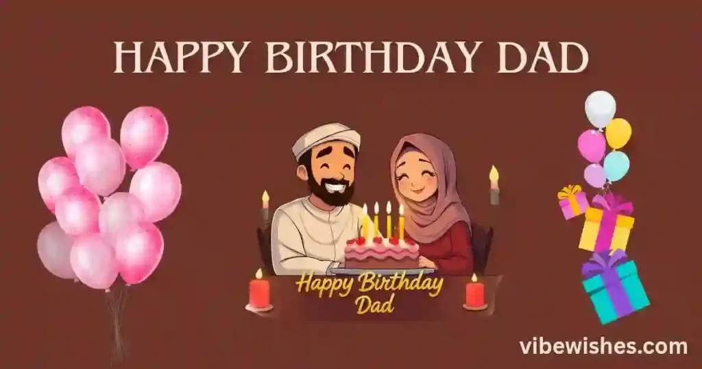 Thankful Islamic Birthday wishes for Father