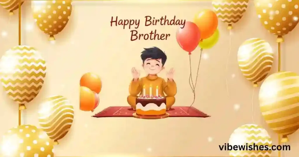Simple Islamic Birthday Wishes for Brother