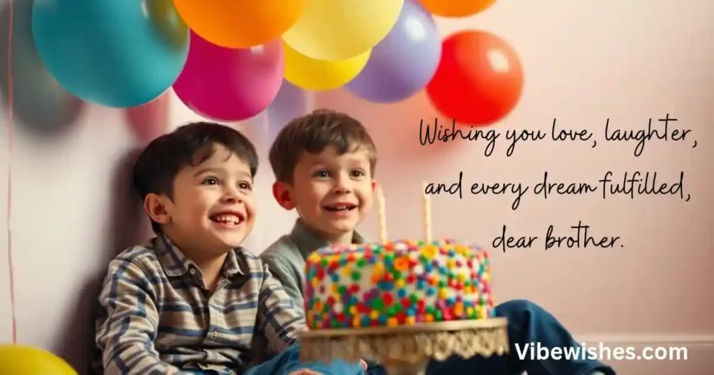 Heartfelt Birthday Wishes for Brother