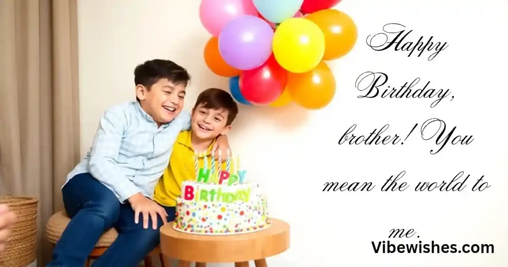 Heartfelt Birthday Wishes for Brother