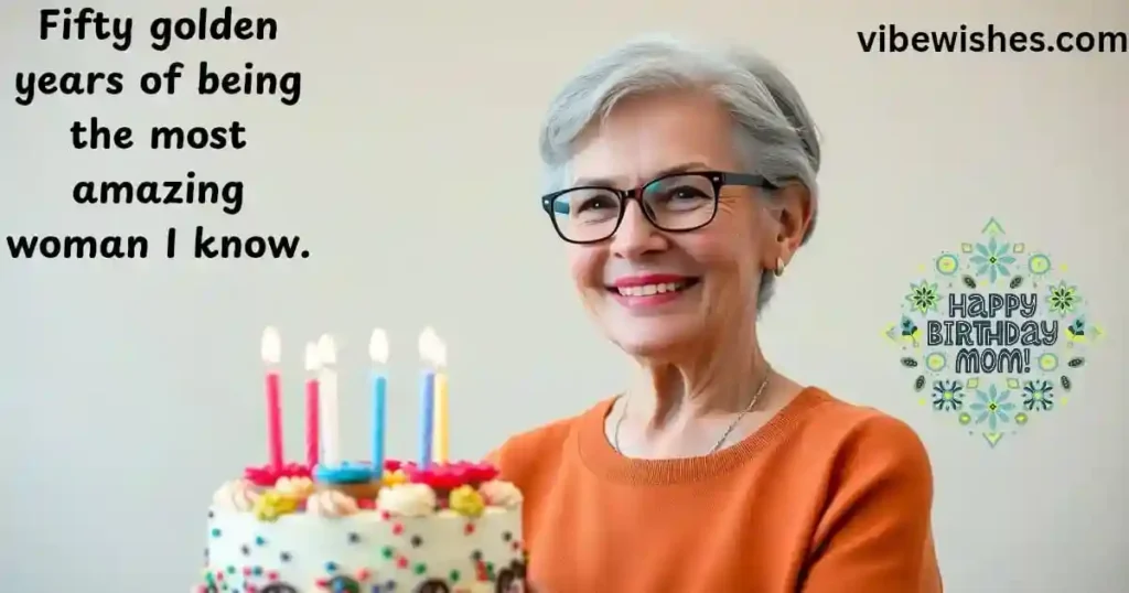 Milestone Birthday Wishes for Mom