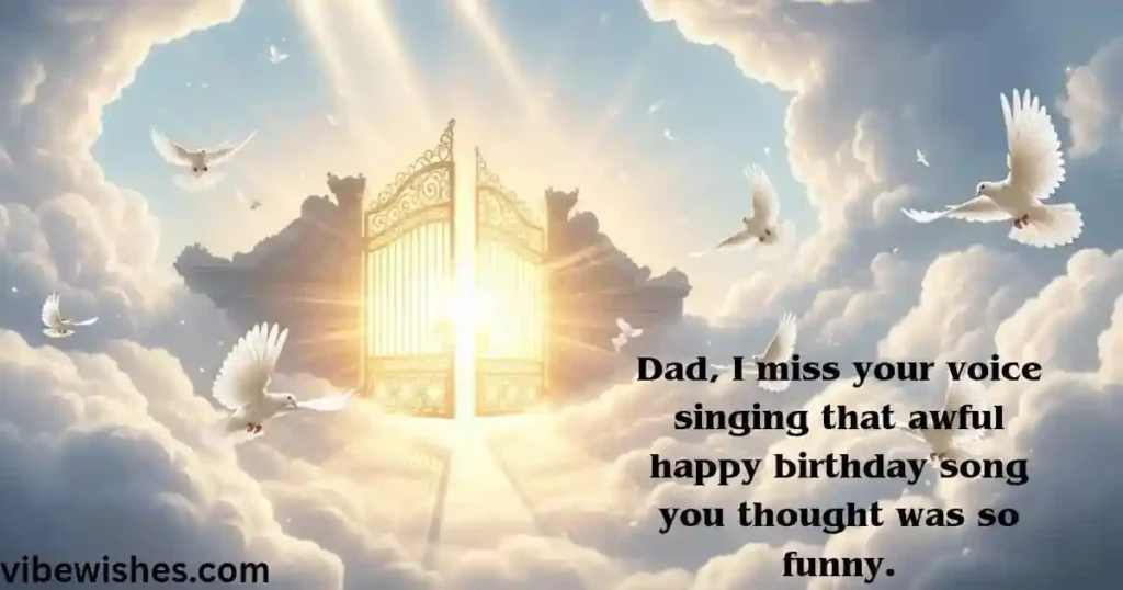 Birthday Wishes for Father in Heaven