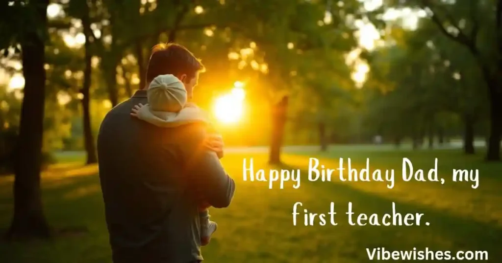 Emotional birthday wishes for father