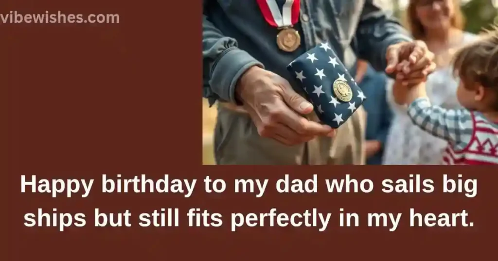 Birthday Wishes for Military Father
