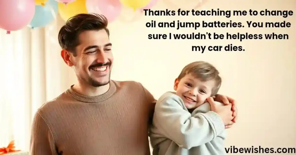 Thank You Birthday Wishes for Father