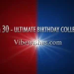 August 30th Birthday Ultimate Collection title card with red and blue split background.
