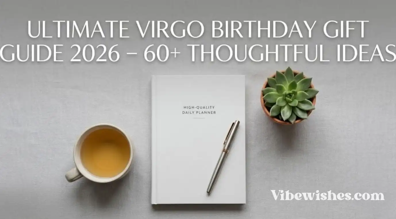 A flat lay of earth-toned Virgo zodiac jewelry and accessories for a Virgo birthday gift.