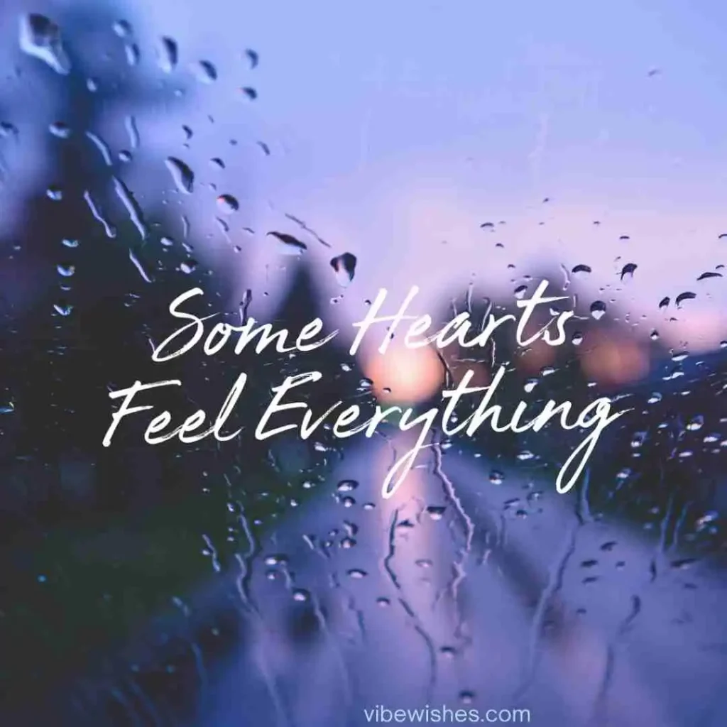 Emotional August 2 birthday quote with raindrops on a window.