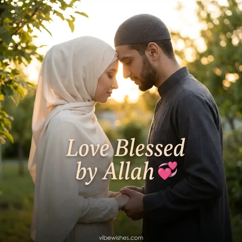 Two open hands raised up in prayer with a soft warm lighting background, representing heartfelt Islamic birthday wishes for wife.