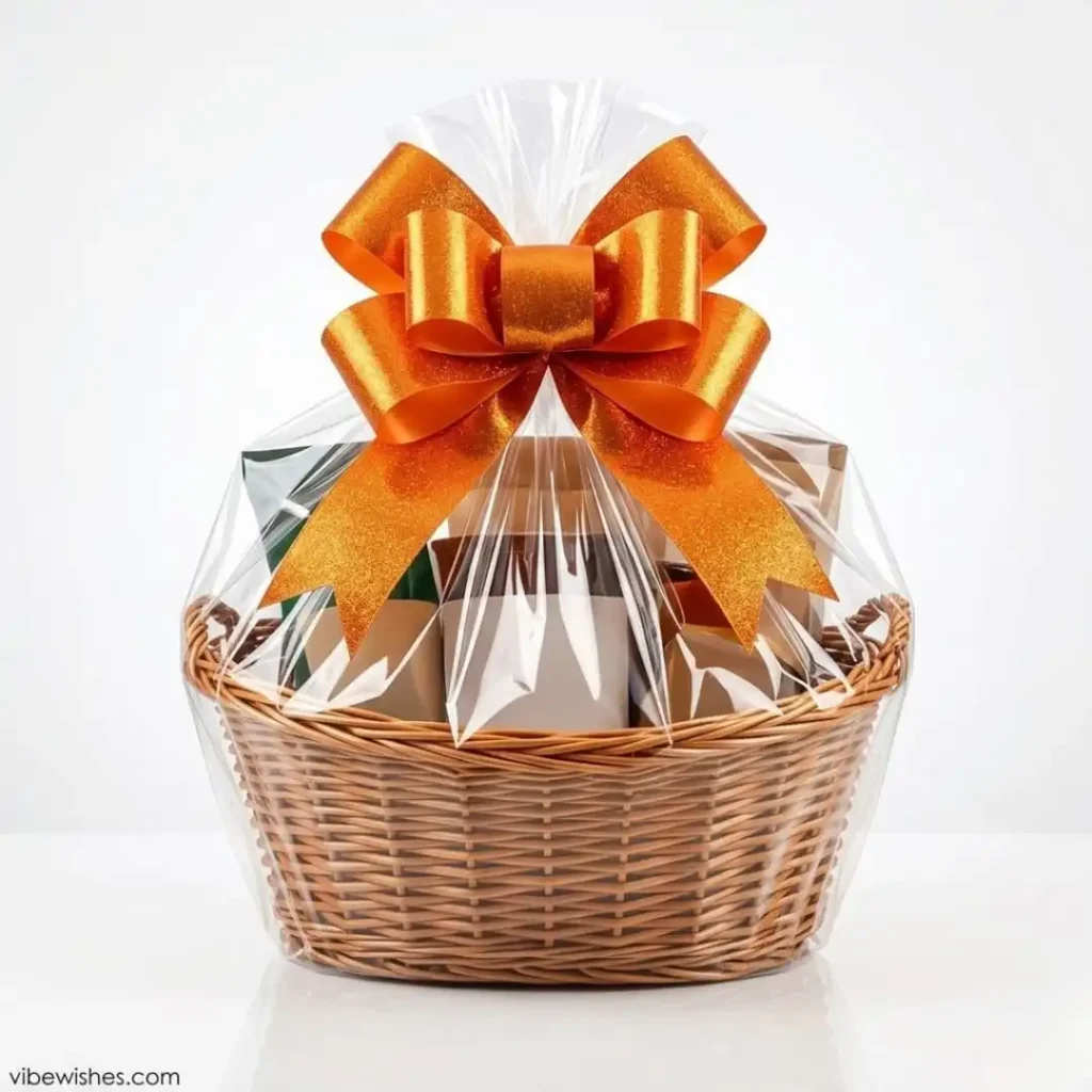 A grid of different summer-themed items that go inside a curated August birthday gift basket.