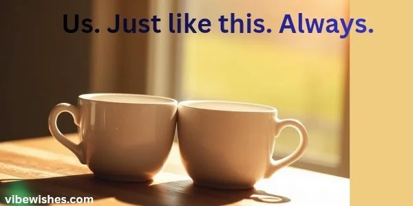 August 2 Birthday cozy scene with two coffee cups symbolizing love and connection