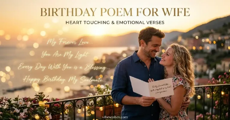 Birthday poem for wife emotional romantic birthday poem for wife heart touching verses vibewishes.com