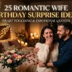 wife birthday surprise romantic ideas emotional celebration