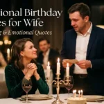 emotional birthday speech for wife romantic toast moment