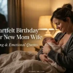 Birthday wishes for new mom wife emotional romantic image