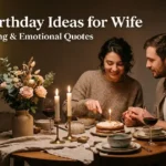 quiet birthday celebration ideas for wife romantic candlelight dinner