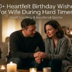 birthday wishes for wife during hard times emotional romantic image