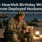 birthday wishes from deployed husband to wife emotional military love