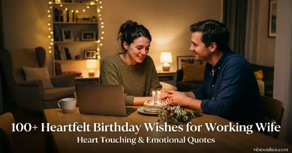 birthday wishes for working wife emotional romantic image