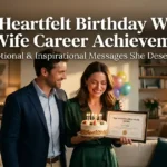 birthday wishes wife career achievement emotional celebration couple success moment