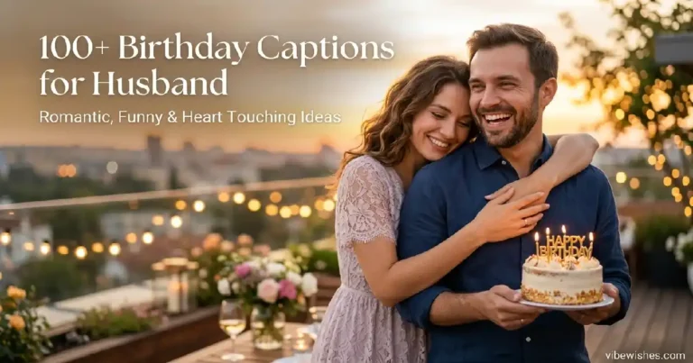 birthday captions for husband romantic Instagram featured image vibewishes.com