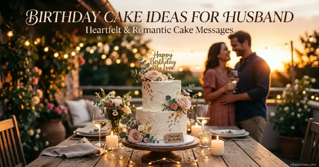birthday cake ideas for husband romantic celebration cake design vibewishes.com
