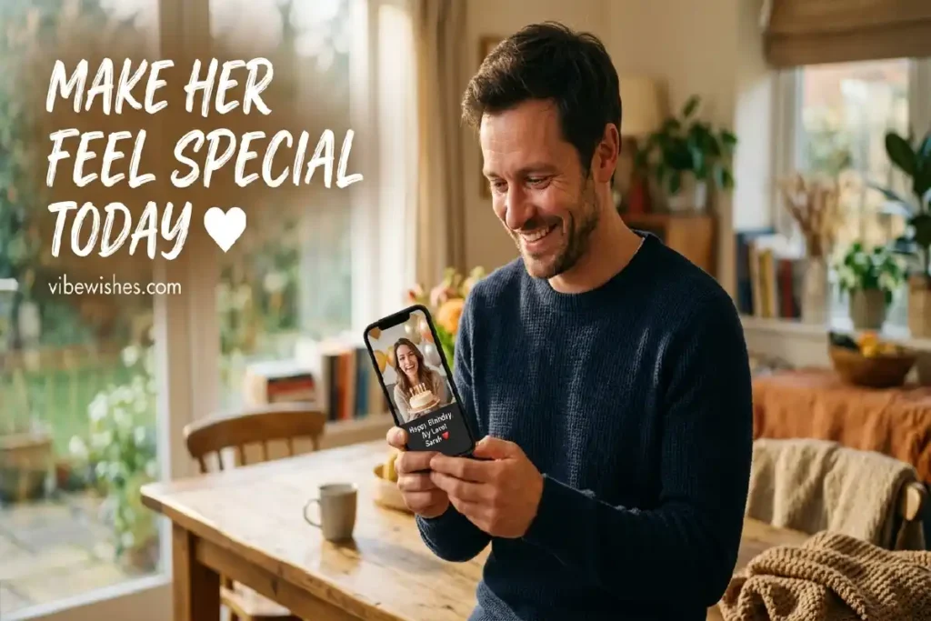 birthday WhatsApp status for wife emotional moment
