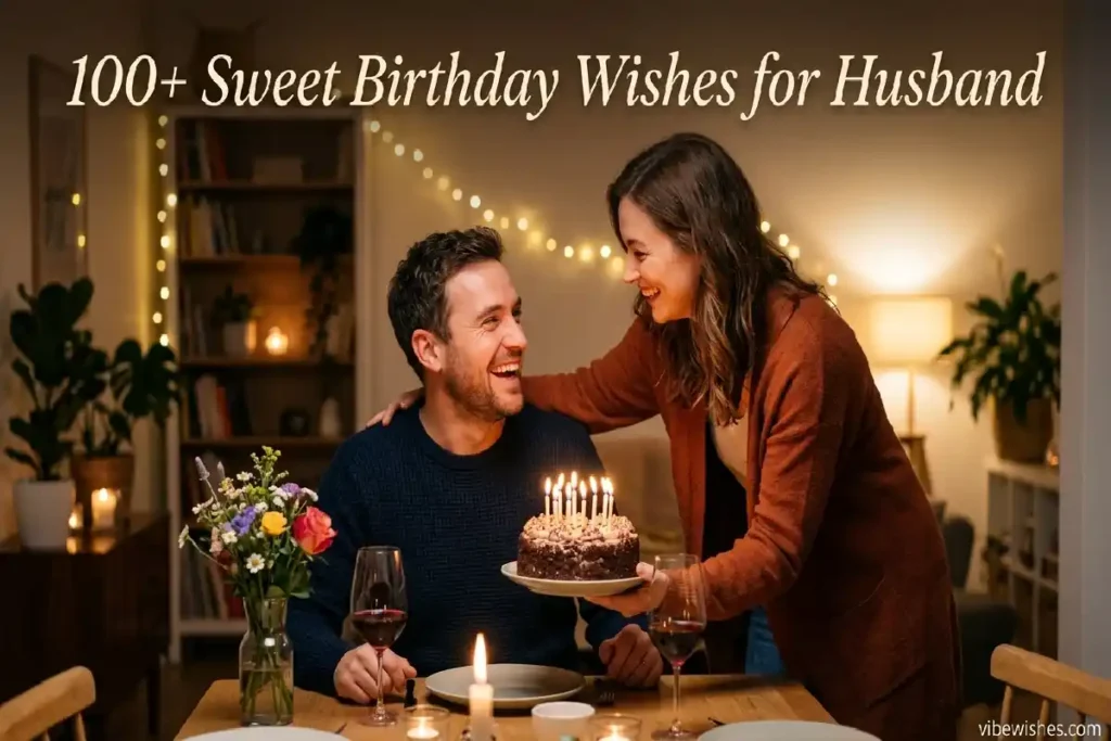 sweet birthday wishes for husband emotional couple moment at home