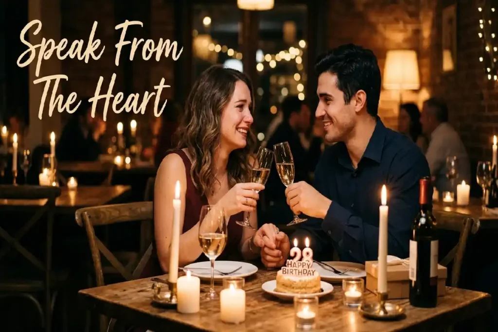 romantic birthday speech for wife emotional connection